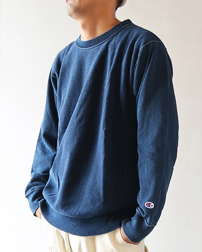Champion - REVERSE WEAVE CREW NECK SWEAT SHIRT - INDIGO チャンピオン リバースウィーブクルーネックスウェットシャツ