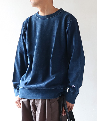 Champion - REVERSE WEAVE CREW NECK SWEAT SHIRT - INDIGO チャンピオン リバースウィーブクルーネックスウェットシャツ