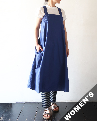 FWK by ENGINEERED GARMENTS - Cross Back Dress - Superfine Poplin エンジニアドガーメンツ ワンピース