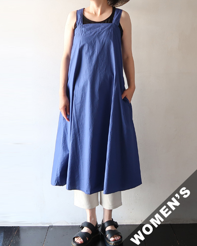FWK by ENGINEERED GARMENTS - Cross Back Dress - Superfine Poplin エンジニアドガーメンツ ワンピース
