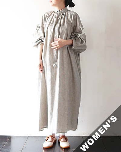 comm.arch. - Antique Check Pull-Over Dress コムアーチ アンティーク チェック プルオーバー ドレス