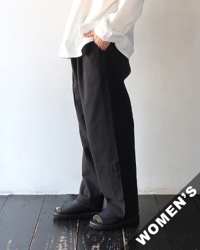 evam eva - wide pants - 98 SUMI エヴァムエヴァ ワイドパンツ