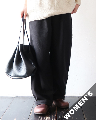 evam eva - wide pants - 98 SUMI エヴァムエヴァ ワイドパンツ