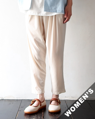 evam eva - cut&sew tuck pants エヴァムエヴァ カットソータックパンツ