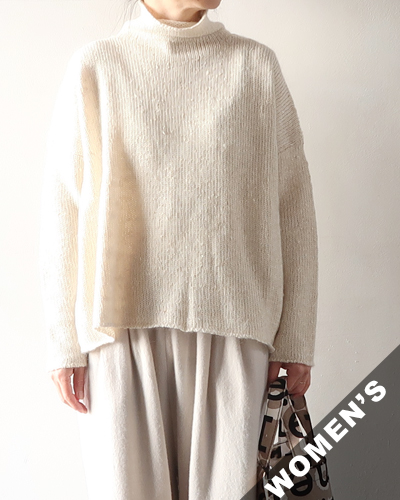 evam eva - low gauge turtleneck エヴァムエヴァ ローガーゼ タートルネック