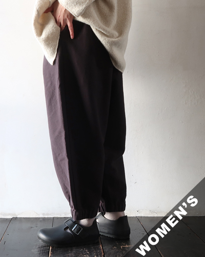 evam eva - brushed cotton cropped pants エヴァムエヴァ ブラッシュドコットン クロップドパンツ