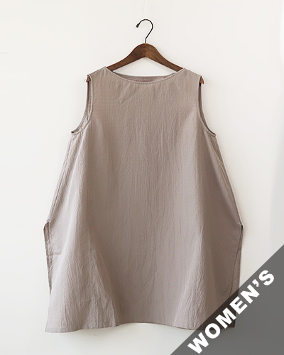 evam eva - pin check tunic - 14 GREGE エヴァムエヴァ ピンチェック チュニック
