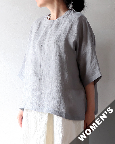 evam eva - linen pullover - 62 FOG エヴァムエヴァ リネン プルオーバー