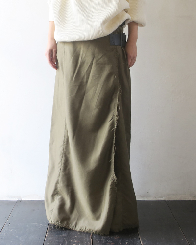 Needles - Wrap Skirt - T／C Back Sateen ニードルズ ラップスカート