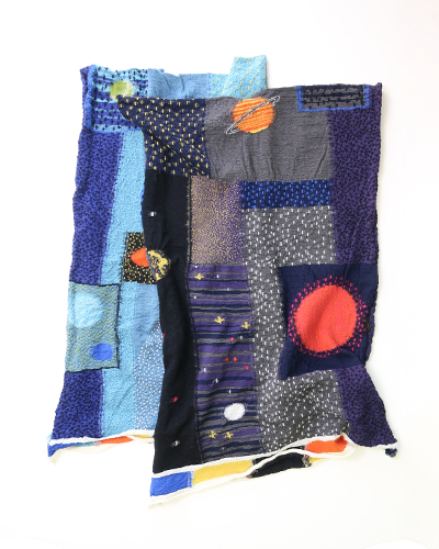 KAPITAL キャピタル 縮絨ウール 宇宙ギャベ マフラー