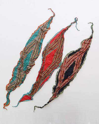 KAPITAL キャピタル ワッシャーシルク ネッカチーフ (ペコスストライプ) メール便可