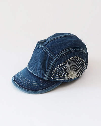 KAPITAL キャピタル 10oz IDG×IDG デニム キャンプCAP (風呂敷刺繍)
