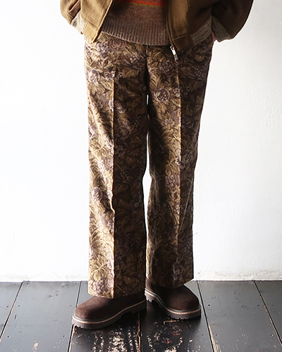 NEEDLES - Side Tab Trouser - Dobby Corduroy Botanical Print ニードルズ サイドタブトラウザー