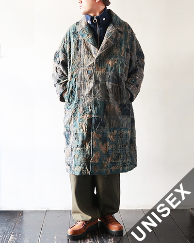 キャピタル KAPITAL Canvas coat コート ベージュ Lサイズ 201MT-3364 