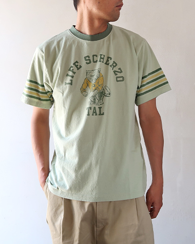 KAPITAL キャピタル 20/-天竺リンガーT (カレッジCAPITALpt)