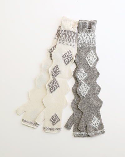 KAPITAL キャピタル 10G ウール GIZAGIZA アームウォーマー メール便可