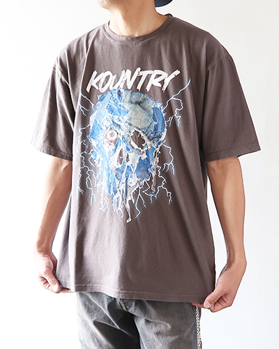 KAPITAL キャピタル 20/-天竺クルーT (デニムフェイスpt) メール便可