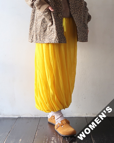 RHODOLIRION - Balloon Knit Skirt - Yellow ロドリリオン バルーンニットスカート
