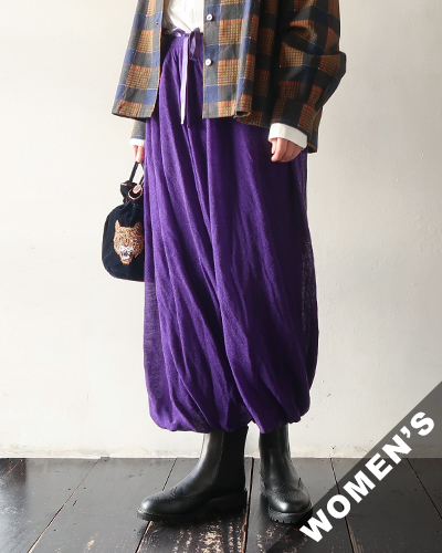 RHODOLIRION - Balloon Knit Skirt - Purple ロドリリオン バルーンニットスカート