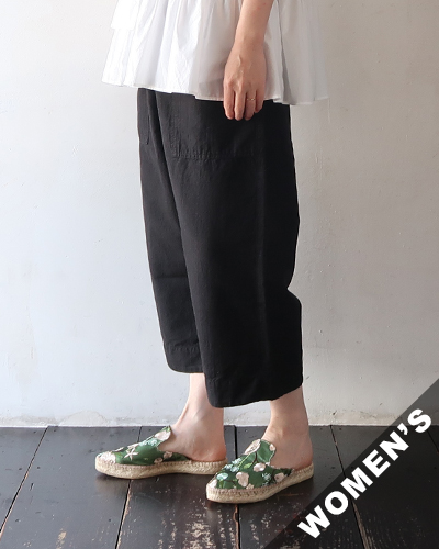 TIGRE BROCANTE ティグルブロカンテ コットンリネンワッシャーミャオパンツ SUMIKURO