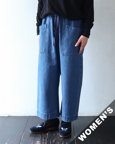 TIGRE BROCANTE ティグルブロカンテ 10オンス デニム ミャオ9分丈パンツ FADE