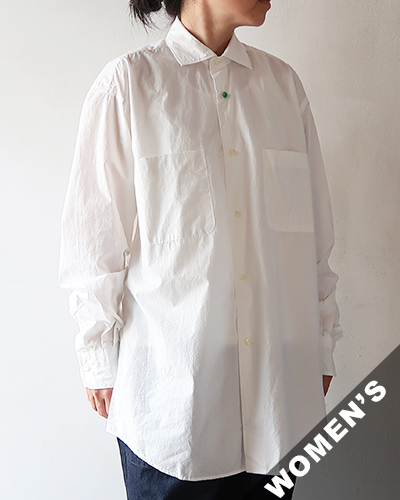 TIGRE BROCANTE ティグルブロカンテ 80タイプライター タイトカラーロングシャツ