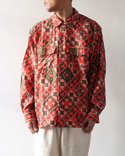 Engineered Garments - Classic Shirt / Cotton Ethno Print エンジニアドガーメンツ クラシックシャツ