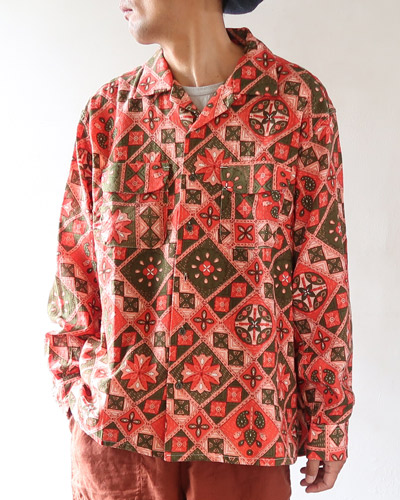 Engineered Garments - Classic Shirt / Cotton Ethno Print エンジニアドガーメンツ クラシックシャツ