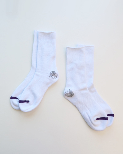 THE NORTH FACE PURPLE LABEL - Pack Field Socks 2P - WHITE ザ・ノース・フェイス パープルレーベル パックフィールドソックス メール便可