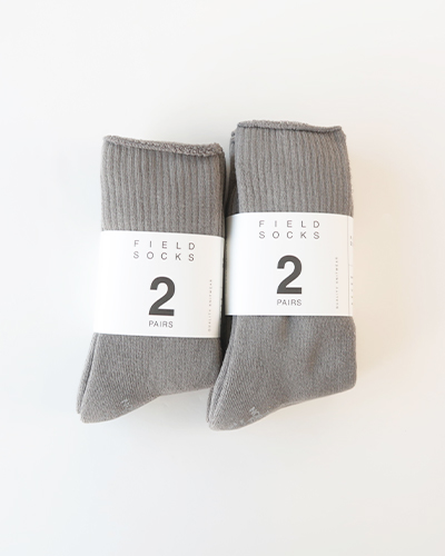 THE NORTH FACE PURPLE LABEL - Pack Field Socks 2P - GRAY ザ・ノース・フェイス パープルレーベル パックフィールドソックス メール便可