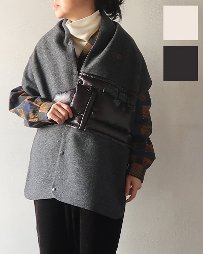 THE NORTH FACE PURPLE LABEL - Wool Field Reversible Cape ザ・ノース・フェイス パープルレーベル ウールフィールドリバーシブルケープ