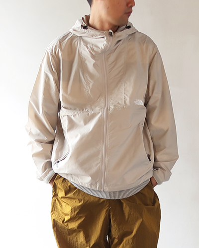 THE NORTH FACE - Compact Jacket - FOSSIL IVORY - MEN'S ザ・ノース・フェイス コンパクトジャケット
