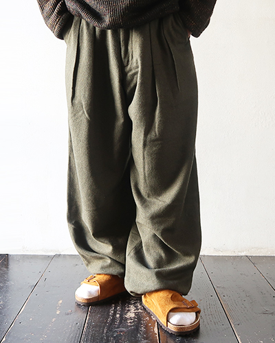 Engineered Garments - Oxford Pant - Solid Poly Wool Flannel エンジニアドガーメンツ オックスフォードパンツ
