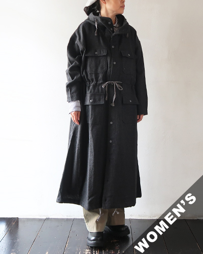 Engineered Garments - Cagoule Dress - Solid Flannel エンジニアドガーメンツ カグールドレス