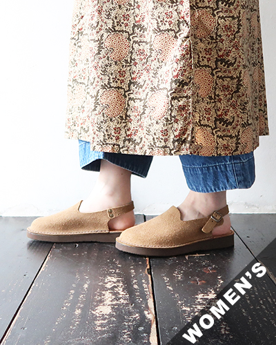 Organic handloom - MEISSEN - NEW TAUPE オーガニックハンドルーム クロッグサンダル