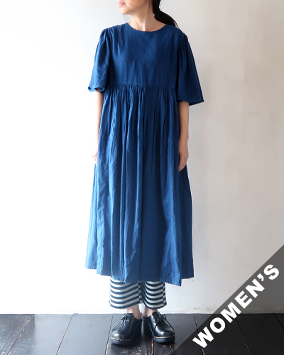 TIGRE BROCANTE ティグルブロカンテ カディクリオンギャザーワンピース