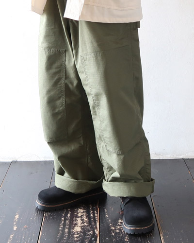 Engineered Garments - Painter Pant - Cotton Ripstop - OLIVE エンジニアドガーメンツ ペインターパンツ