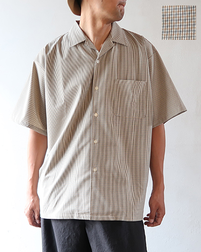 FLISTFIA - Open Collar Short Sleeve Shirts フリストフィア TAKANNA別注 オープンカラー半袖シャツ