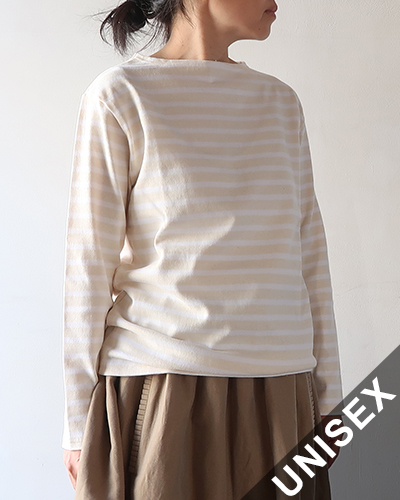 SAINT JAMES - OUESSANT - ECRU×NEIGE セントジェームス ウエッソン