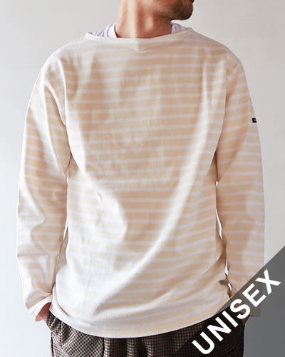 SAINT JAMES - OUESSANT - ECRU×NEIGE セントジェームス ウエッソン