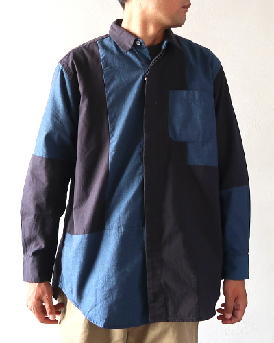 Engineered Garments - Rounded Collar Shirt - Candy Stripe