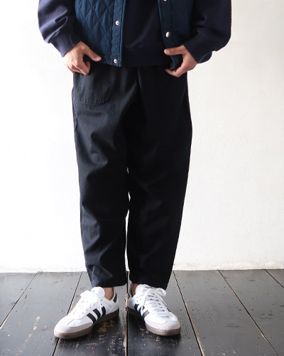 TIGRE BROCANTE ティグルブロカンテ 6オンスデニム タゴサクロングパンツ BLACK