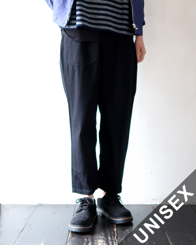 TIGRE BROCANTE ティグルブロカンテ 6オンスデニム タゴサクロングパンツ BLACK