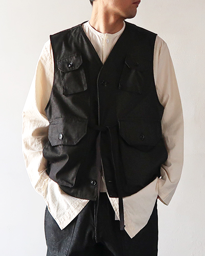 Engineered Garments - C-1 Vest - CP Denim エンジニアドガーメンツ C-1ベスト