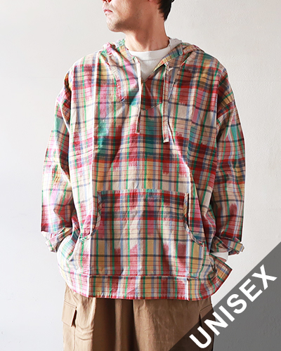 South2 West8 - Mexican Parka - Ikat Plaid サウス2ウエスト8 メキシカンパーカー