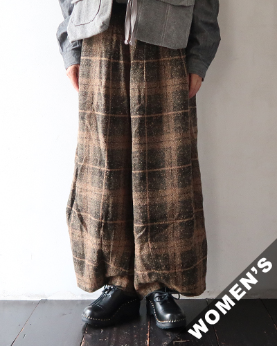 NEEDLES - H.D. Pant - W/R - Tweed Plaid - MOCHA ニードルズ ヒザデルパンツ