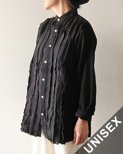 REBUILD by NEEDLES - Flannel Shirt - Ribbon Shirt / Over Dye リビルドバイニードルズ フランネルシャツ