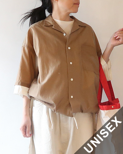 nanamica - Open Collar S/S Shirt ナナミカ オープンカラーショートスリーブシャツ メール便可