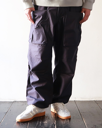 SASSAFRAS - Overgrown Hiker Pants - NAVY ササフラス オーバーグロウンハイカーパンツ