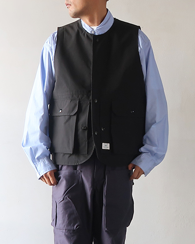 SASSAFRAS - Cultivator Vest - P / C Weather ササフラス カルチベーターベスト